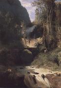 Carl Blechen Gorge near Amalfi oil